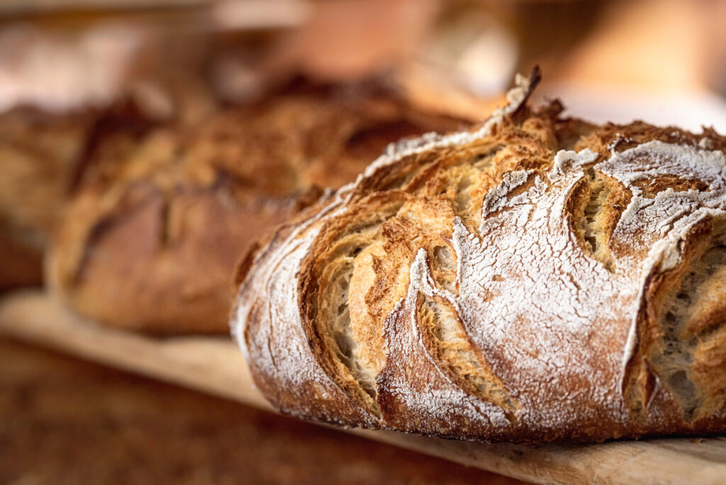 Un pain traditionnel, la tourte de meule, preuve du savoir faire français